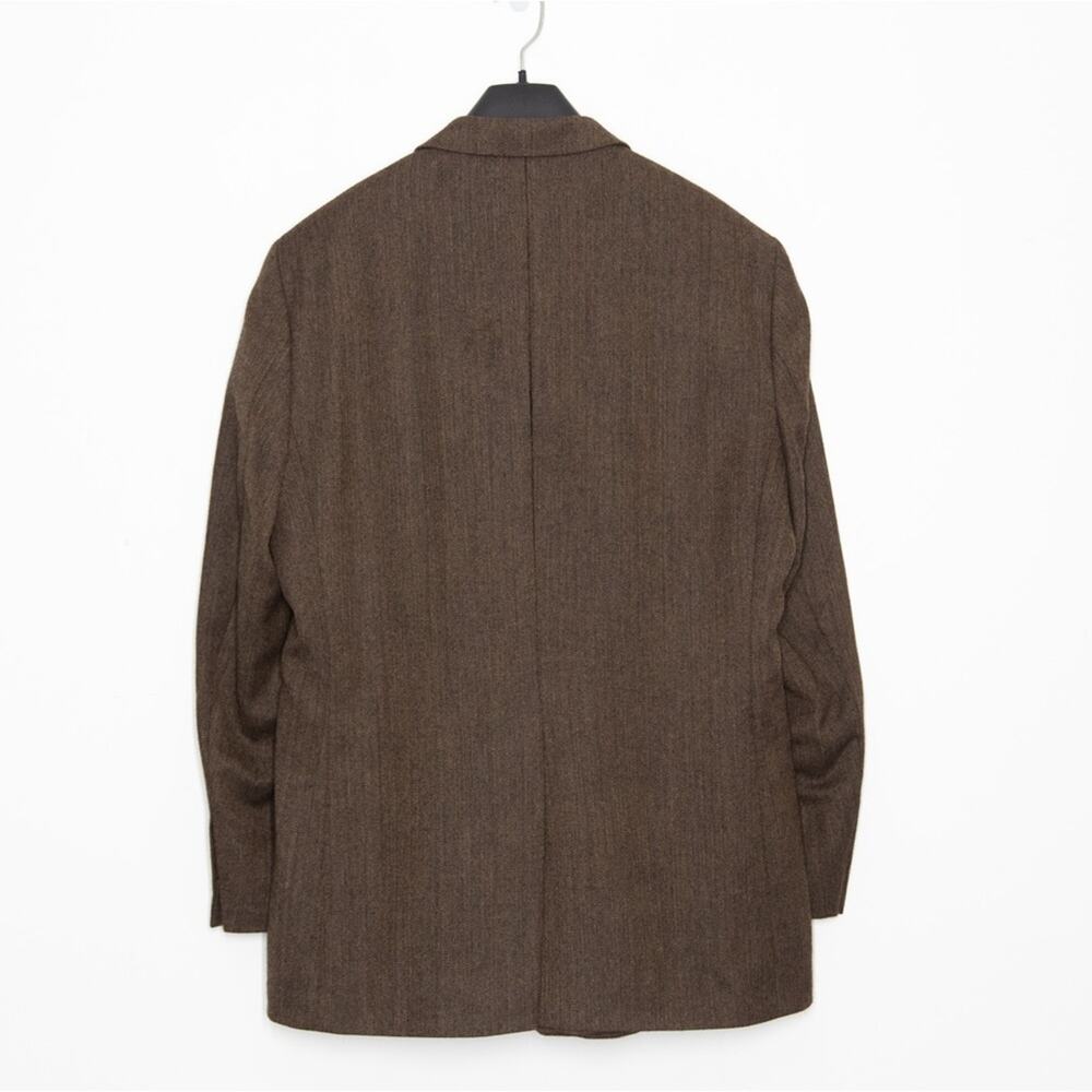 Brooks Brothers 346 Wool Blazer 46L Fitzgerald Fit Brown Wool Suit Jacket EUC - Picture 5 of 8
